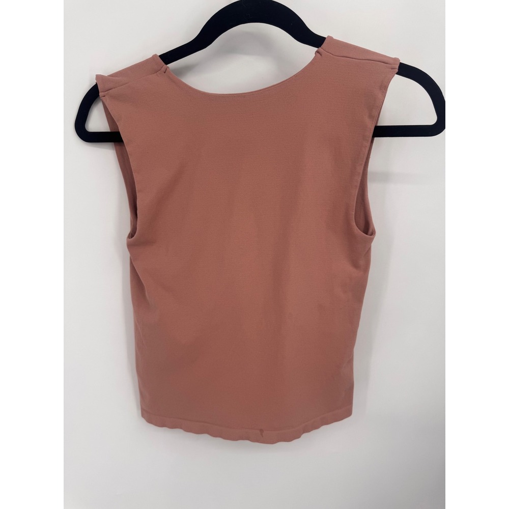 Free People Tank Top Women M/L Pink Seamless Scoop Neck Layering Basic - Picture 4 of 8